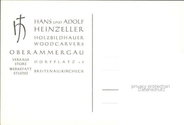 Oberammergau Handlung Hans und Adolf Heinzeller – Bild 2