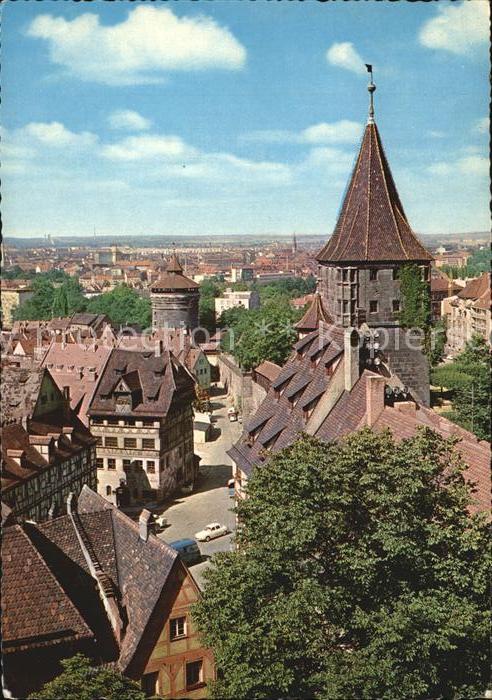Nuernberg Blick von der Burg