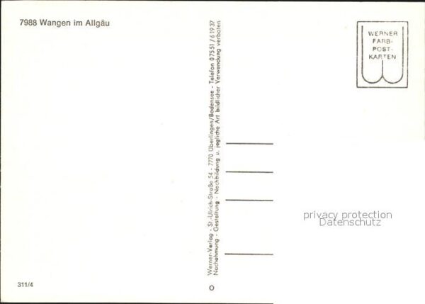 Wangen Allgaeu Kirche Rathaus – Bild 2