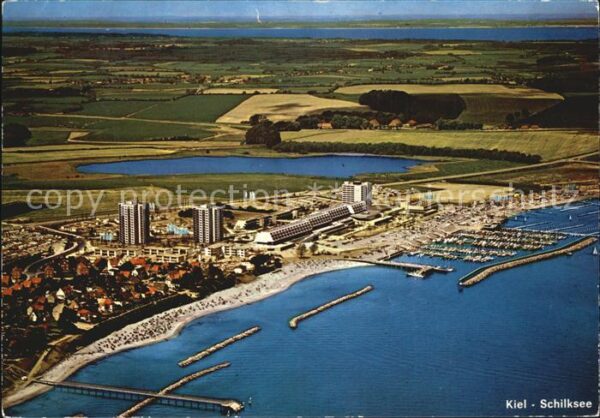 Kiel Fliegeraufnahme mit Schilksee Olympia-
