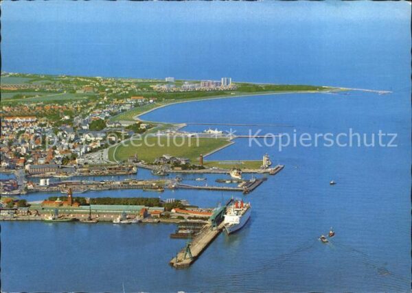Cuxhaven Nordseebad Fliegeraufnahme Steubenhöft