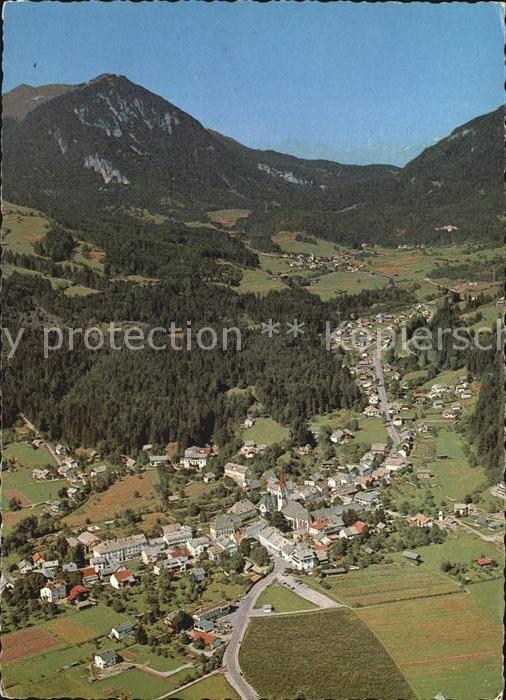 Koetschach-Mauthen Kaernten Fliegeraufnahme