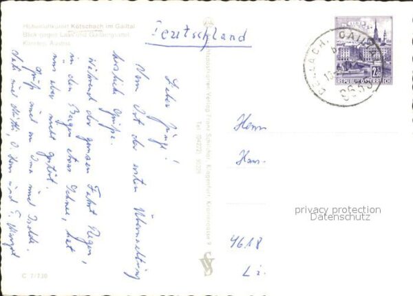 Koetschach-Mauthen Kaernten Fliegeraufnahme – Bild 2