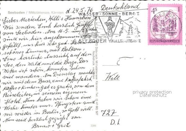 Seeboden Millstaettersee Fliegeraufnahme – Bild 2