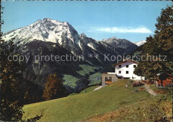 Mayrhofen Zillertal Berggasthaus Steinerkogel
