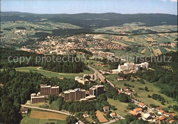 Freyung Fliegeraufnahme Ferienzentrum Geyersber