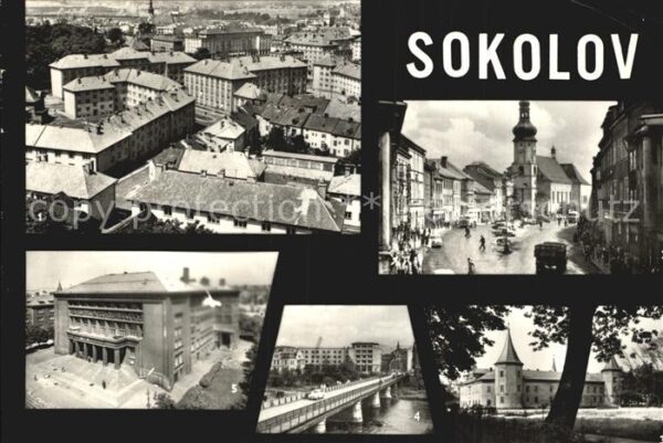Sokolov Stadtansichten