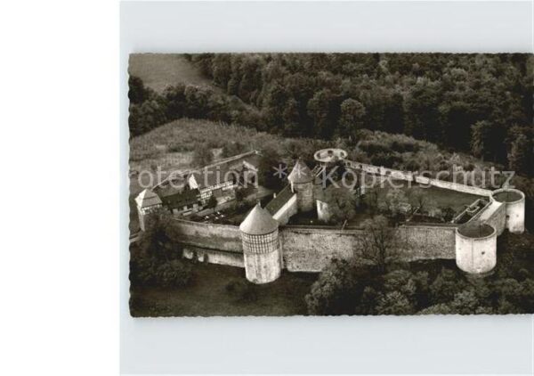 Bad Hersfeld Fliegeraufnahme Burg Herzberg