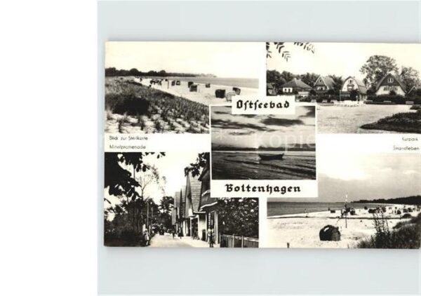 Boltenhagen Ostseebad Steilküste Promenade Kurpark Strand