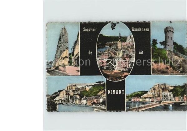 Dinant Wallonie Brücke Turm