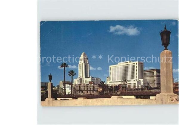 Los Angeles California Civic Center Skyline