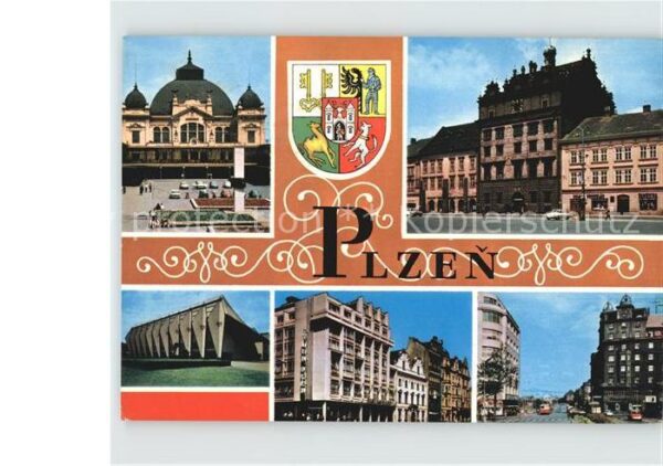 Plzen Pilsen Stadtansichten