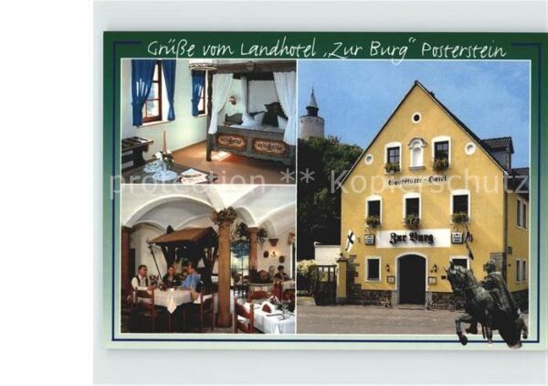 Posterstein Landhotel Zur Burg Jagtzimmer Restauran