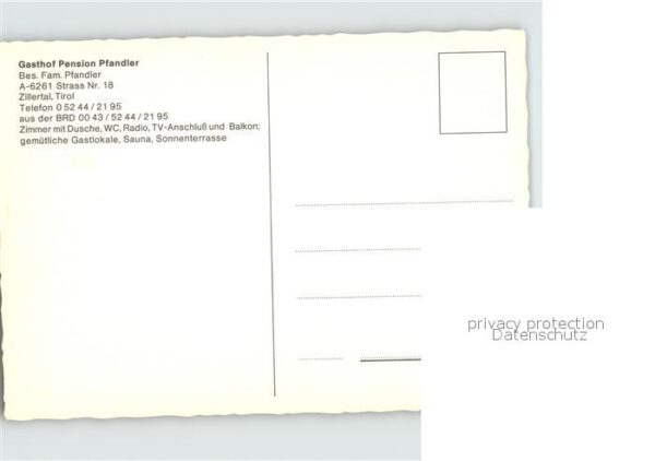 Zillertal Tirol Gasthof Pension Pfander – Bild 2