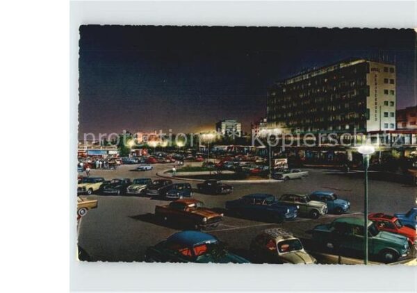 Riccione Patz Roma bei Nacht