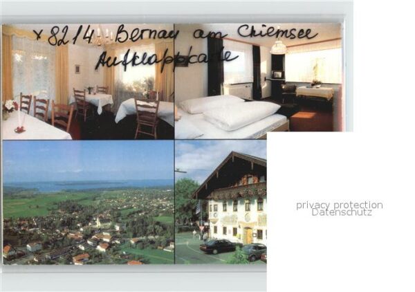 Bernau Chiemsee Haus Conny  Panorama Klappkarte – Bild 2