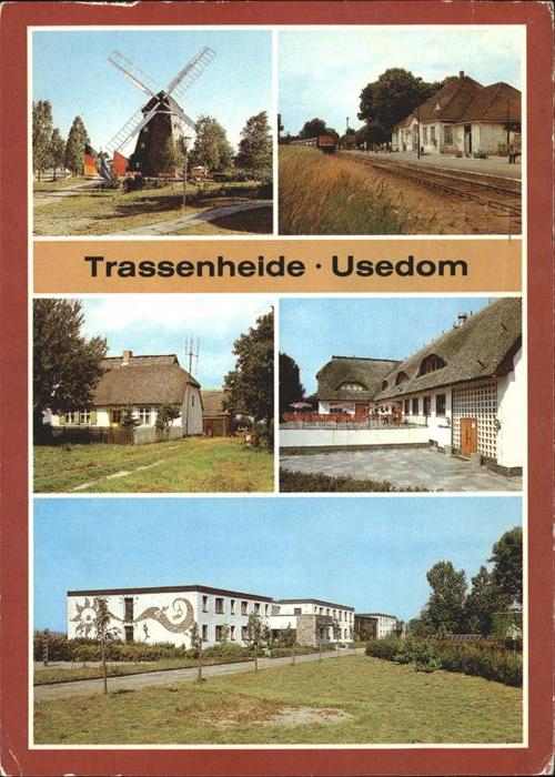Trassenheide Mühle Bahnhof Gaststätte Waldhof