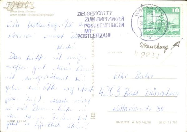 Koserow Streckelbergmauer Strand Uns Fischerstu – Bild 2