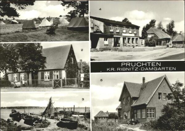Pruchten Zeltplatz Postamt Barthe HO Gaststätte