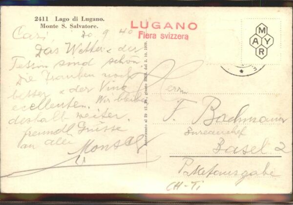 Lago di Lugano TI Monte S. SAlvatore – Bild 2
