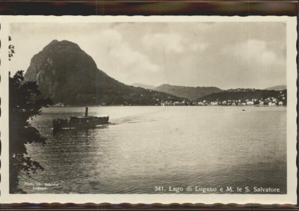 Lago di Lugano TI Monte S. Salvatore