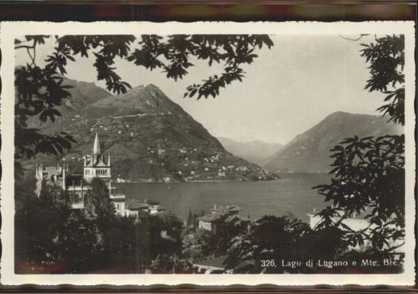 Lago di Lugano TI Mte Bre