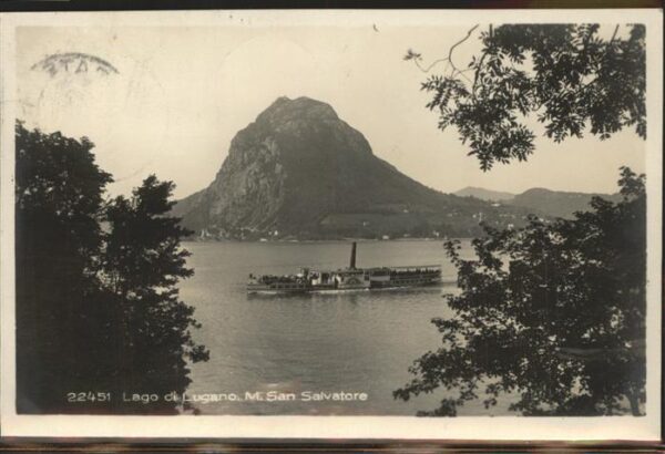 Lago di Lugano TI Mont S. Salvatore