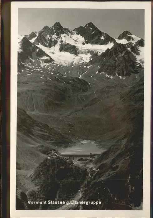 Partenen Vorarlberg Vermunt Stausee Staumauer Litznergruppe