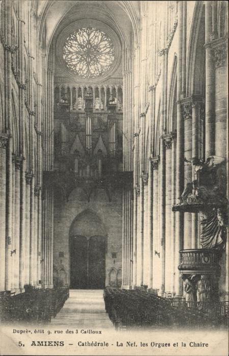 Kirchenorgel Amiens Cathedrale