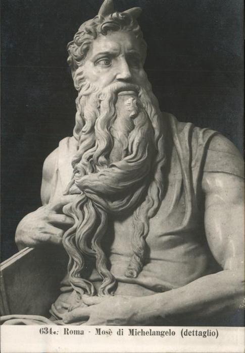 Skulpturen Mose di Michelangelo Roma