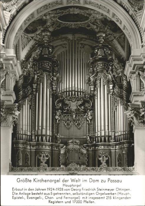 Kirchenorgel Dom Passau