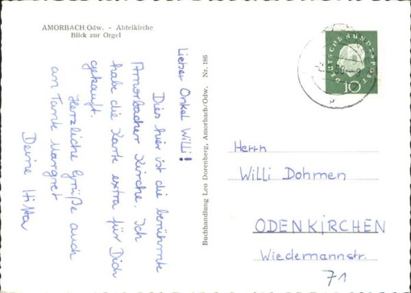 Kirchenorgel Amorbach – Bild 2