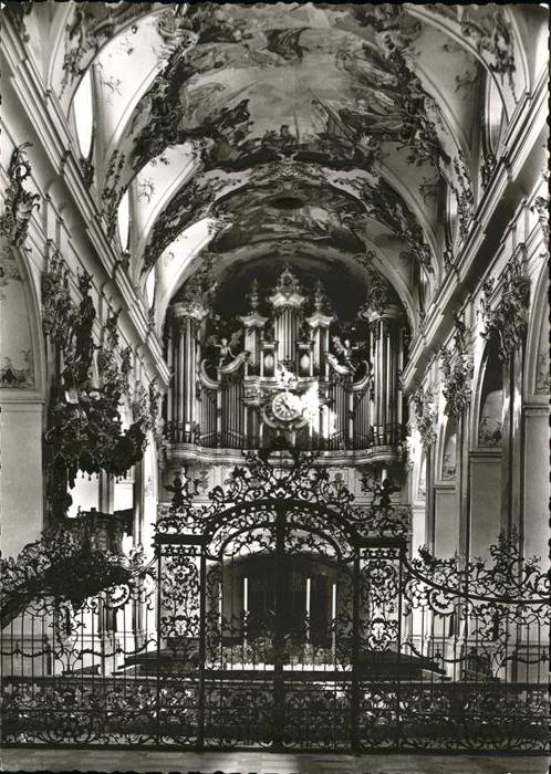 Kirchenorgel Amorbach Odenwald Abteikirche