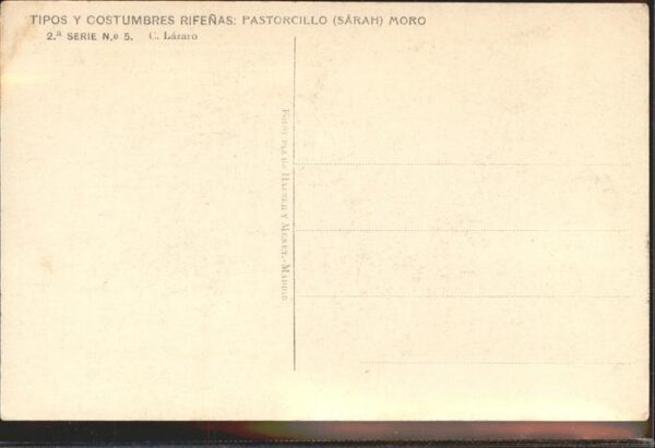Schafe Pastorcillo Moro Tipos Costumbres Rifen – Bild 2