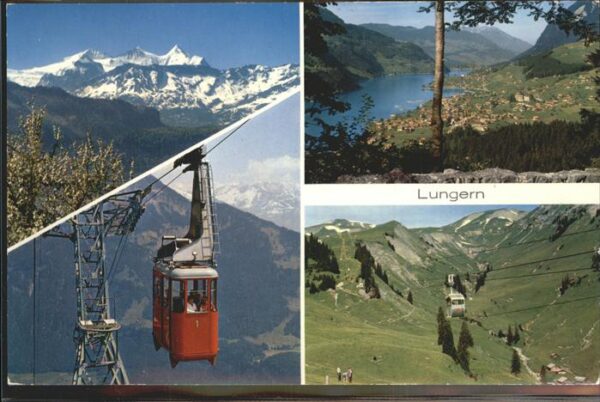 Seilbahn Lungern Wetterhorngruppe