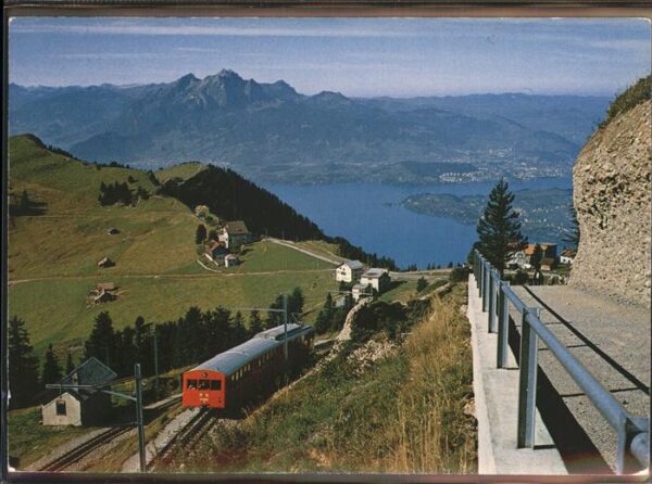 Zahnradbahn Vitznau Rigi Bahn Vierwaldstättersee