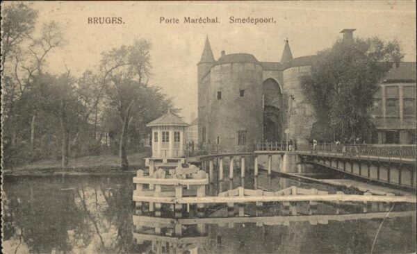Bruges BRUGGE Belgie Porte Marechal Smedepoort