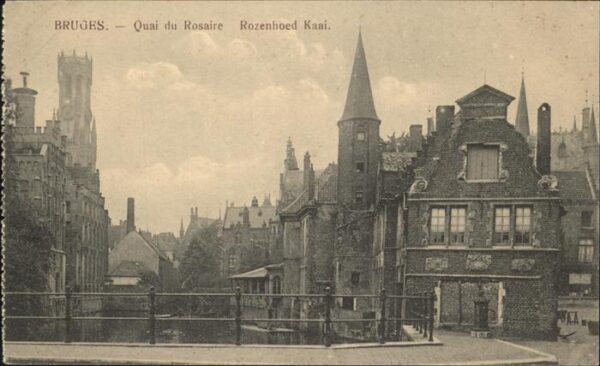Bruges BRUGGE Belgie Quai Rosaire Rozenhoed Kaai