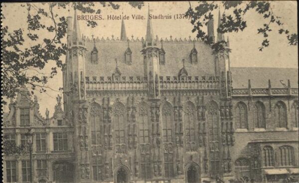 Bruges BRUGGE Belgie Hotel de Ville Stadhuis 1376
