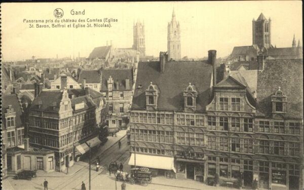 Gand Belgien St. Bavon Eglise St. Nicolas Feldpost