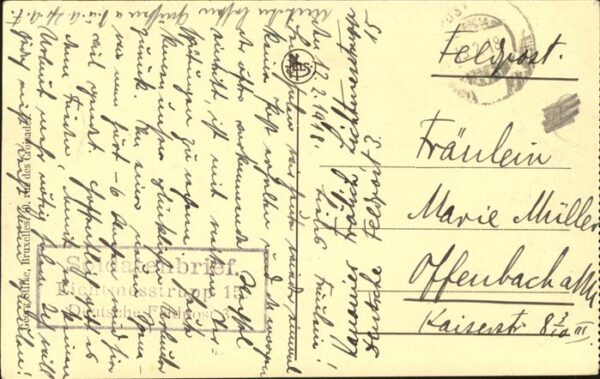 Namur Wallonie Kursaal Vas l y frotte Schiff Feldpost – Bild 2