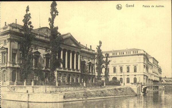 Gand Belgien Palais de Justice Feldpost
