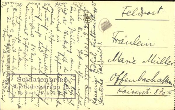 Gand Belgien Palais de Justice Feldpost – Bild 2