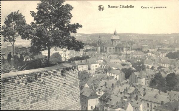 Namur Wallonie Citadelle canon panorama