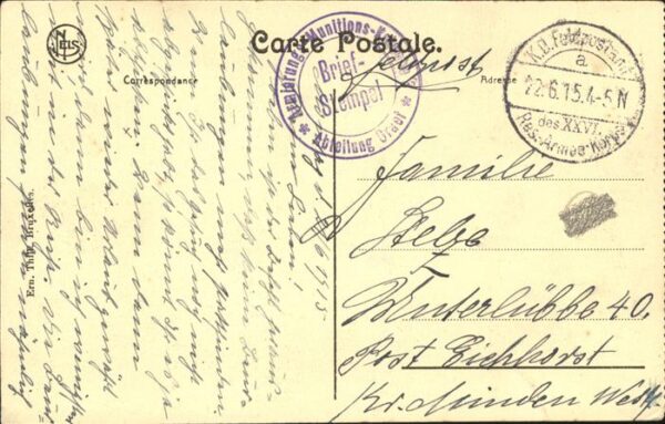 Ypern Ypres Halles Feldpost – Bild 2