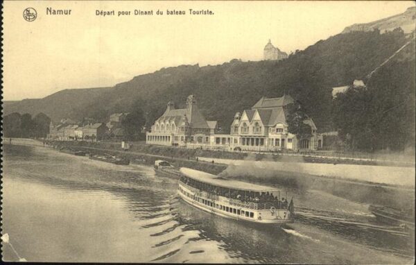Namur Wallonie Depart Dinant Touriste Schiff