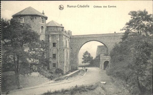 Namur Wallonie Citadelle Chateau Comtes Brücke