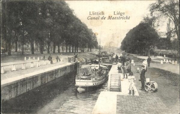Luettich Liege Canal de Maestricht Schiff