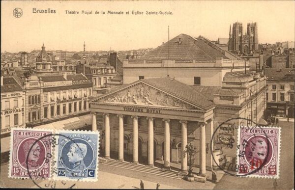 Bruxelles Bruessel Theatre Eglise Sainte Gudule