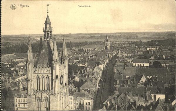 Ypern Ypres Panorama Feldpost